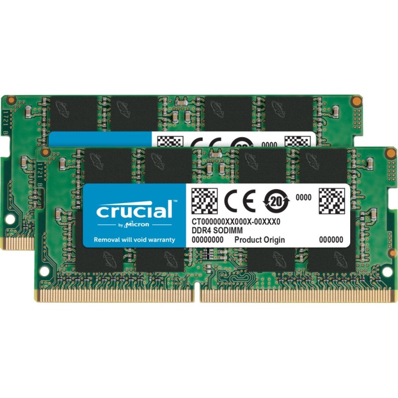 32GB (2x16GB) Crucial DDR4-3200 CL22 SO-DIMM RAM Notebook Speicher Kit